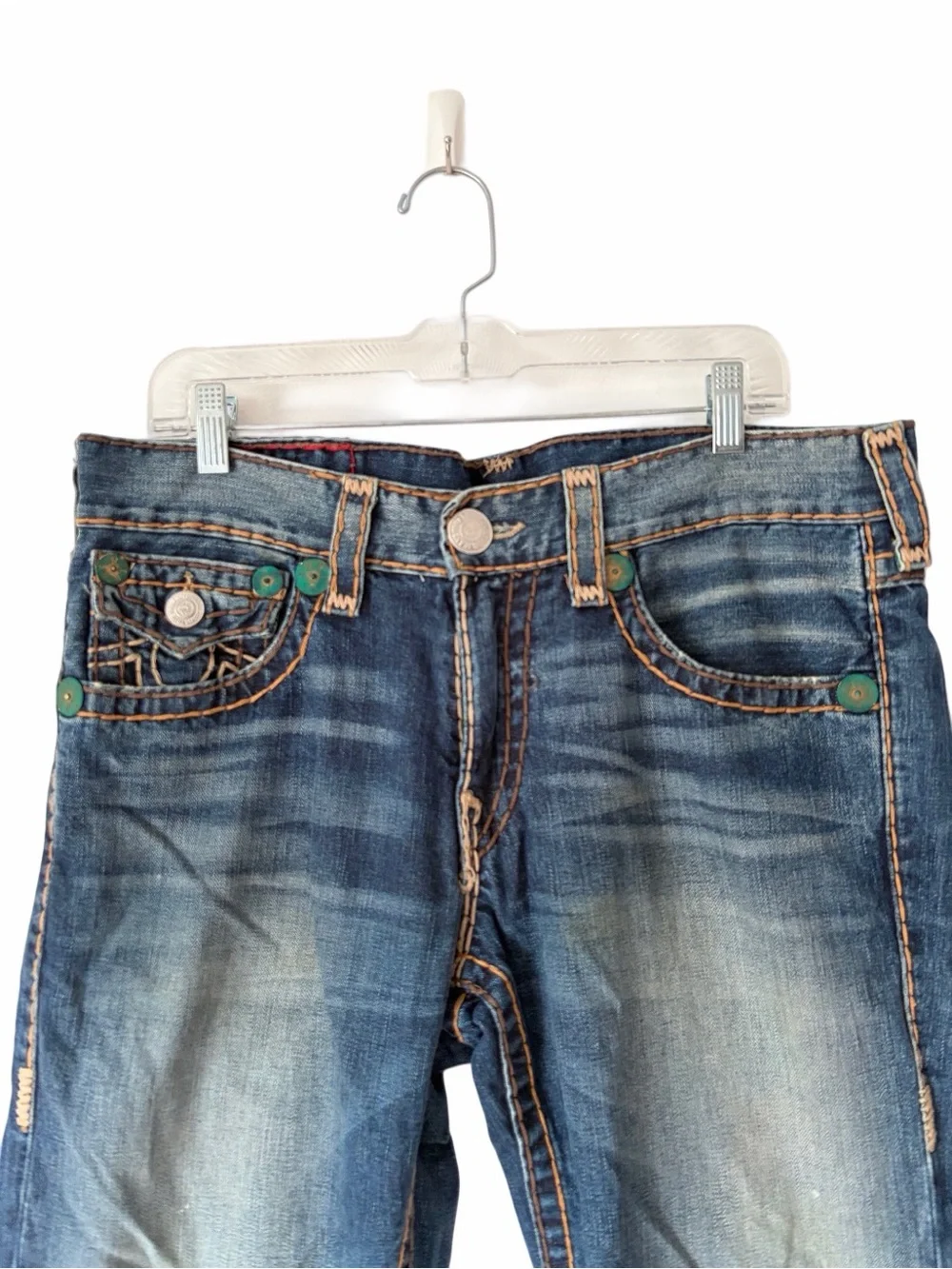 True Religion Billy Super T Denim Blue Jeans size 34